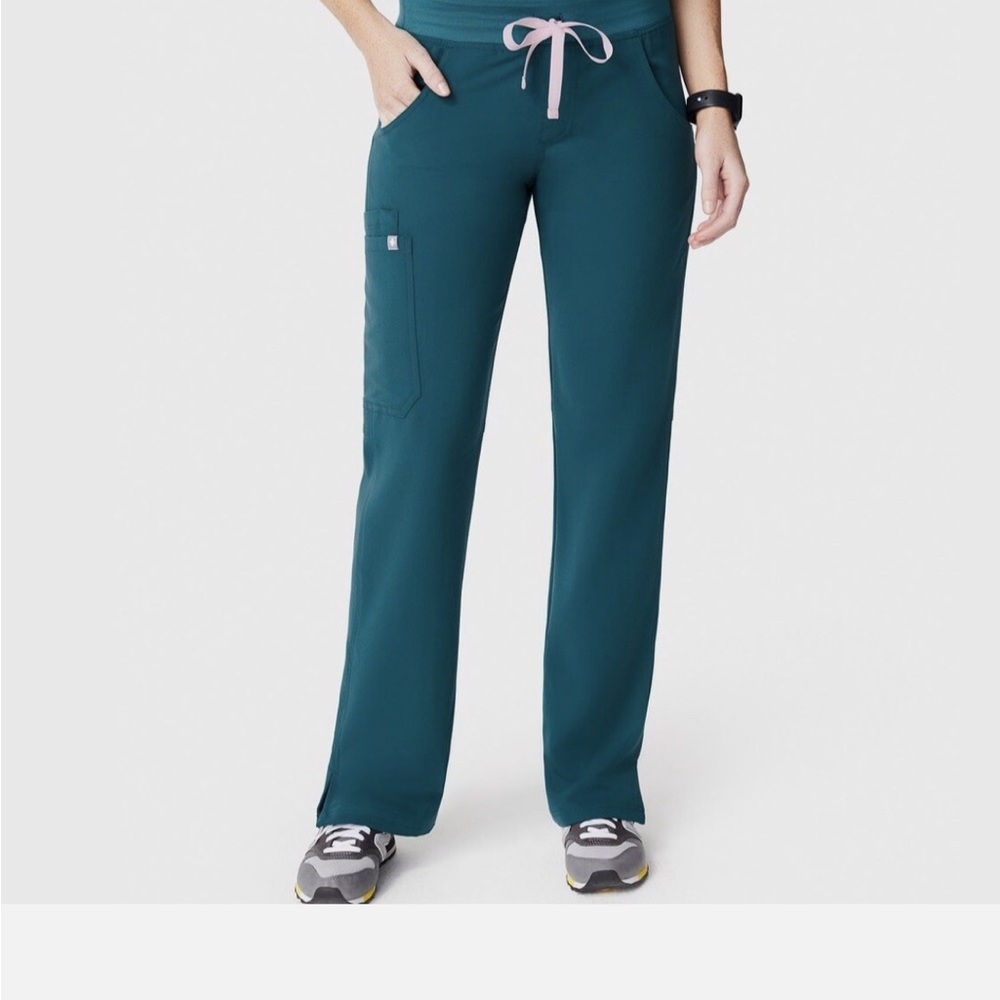 Figs Kade Cargo Scrub Pant in Caribbean Blue - XS/T